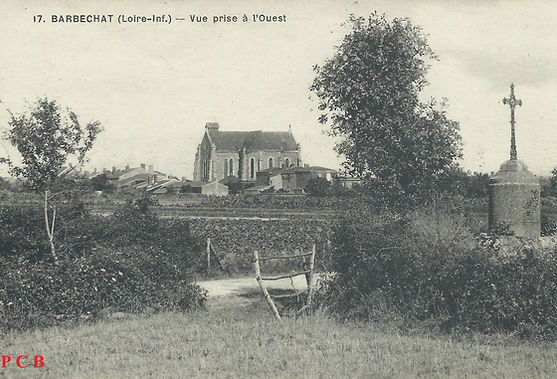 Barbechat, vue prise de l'Ouest