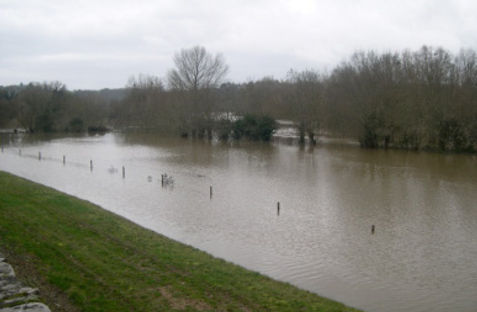 Innondation en janvier 2004