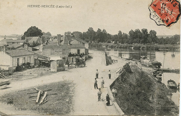 Pierre-Percée carte postale vue de haut