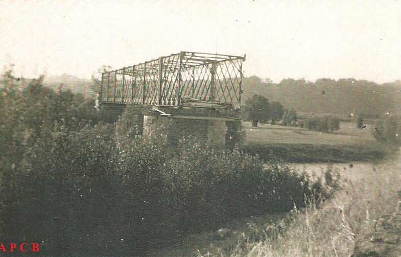 Pont détruit à la Pinsonnière
