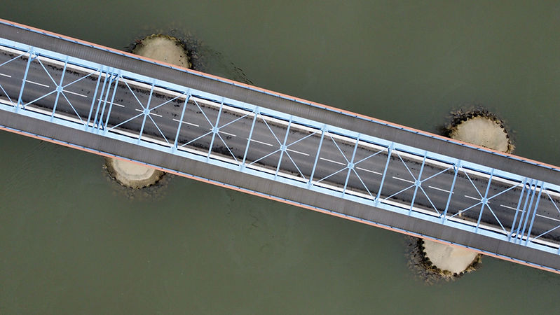 Les ponts de Mauves en avril 2023