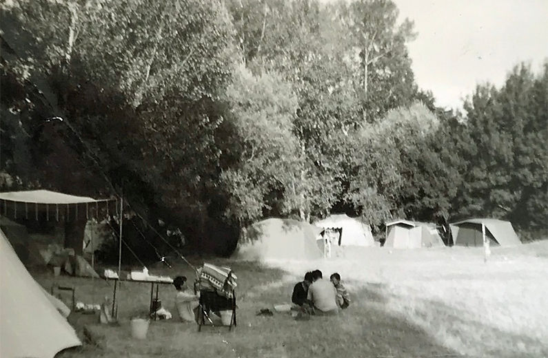 Boire d 'Anjou : un été vers 1960 au camping