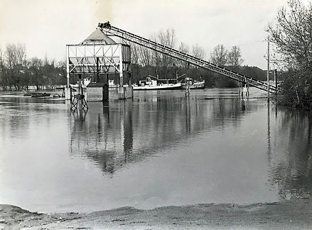 Trémie à la Boire d'anjou en 1982