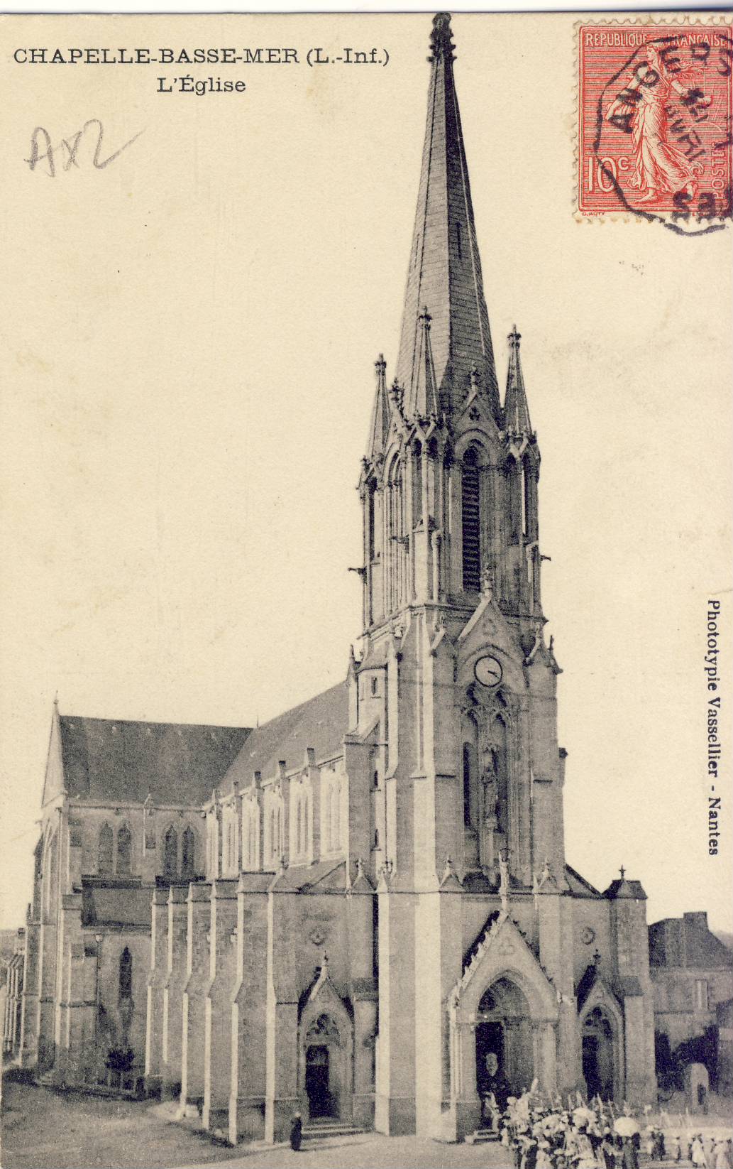 L'église de la Chapelle Basse-Mer