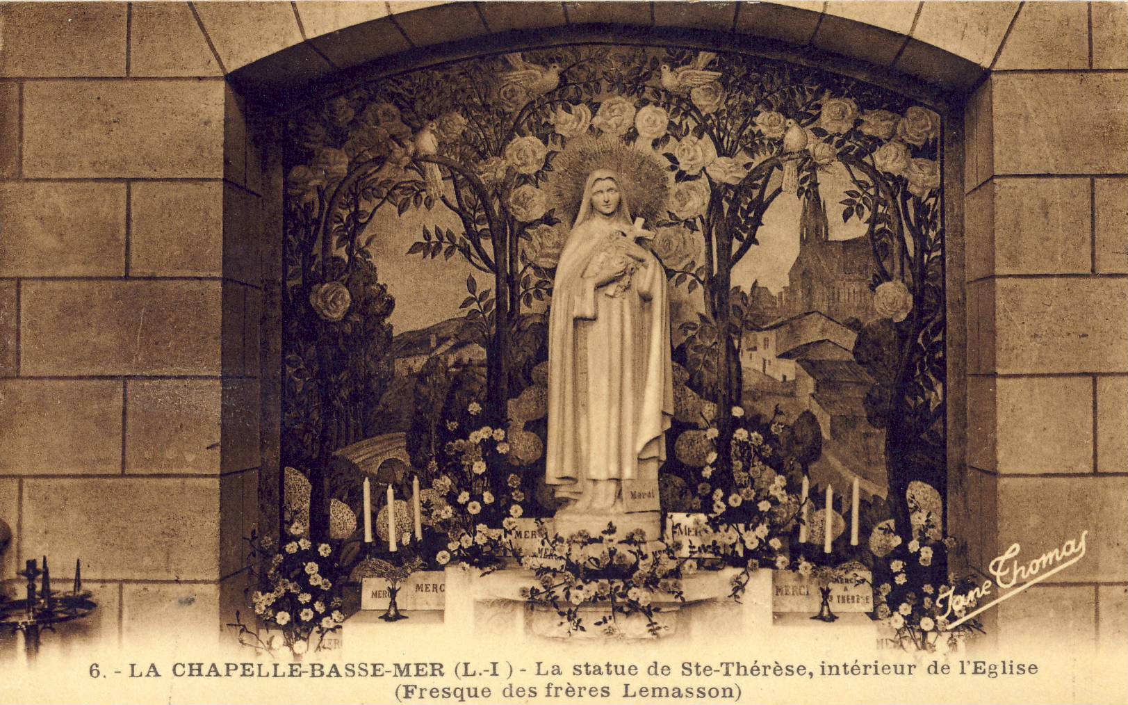 L'église de la Chapelle Basse-Mer