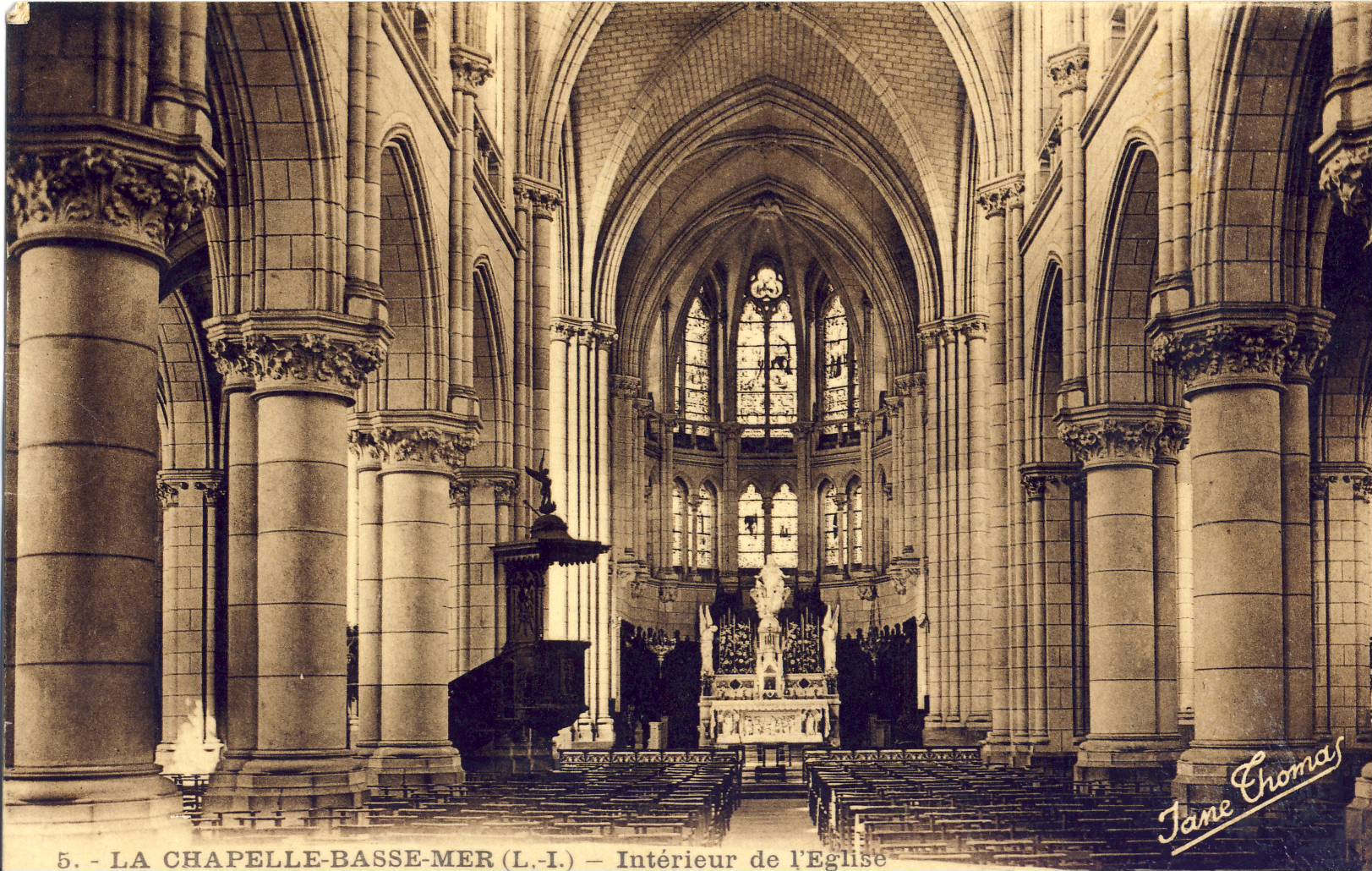 L'église de la Chapelle Basse-Mer