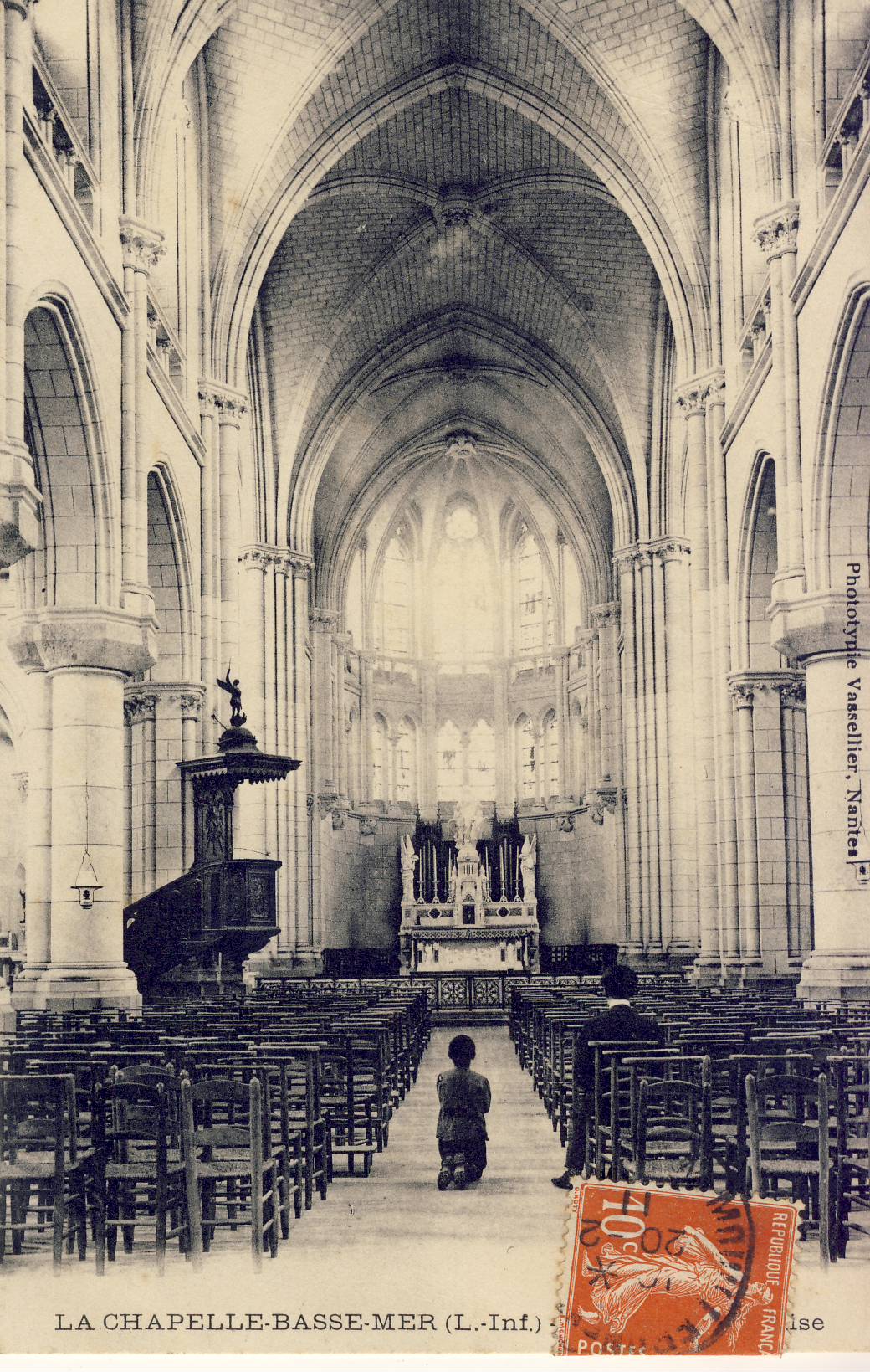 L'église de la Chapelle Basse-Mer