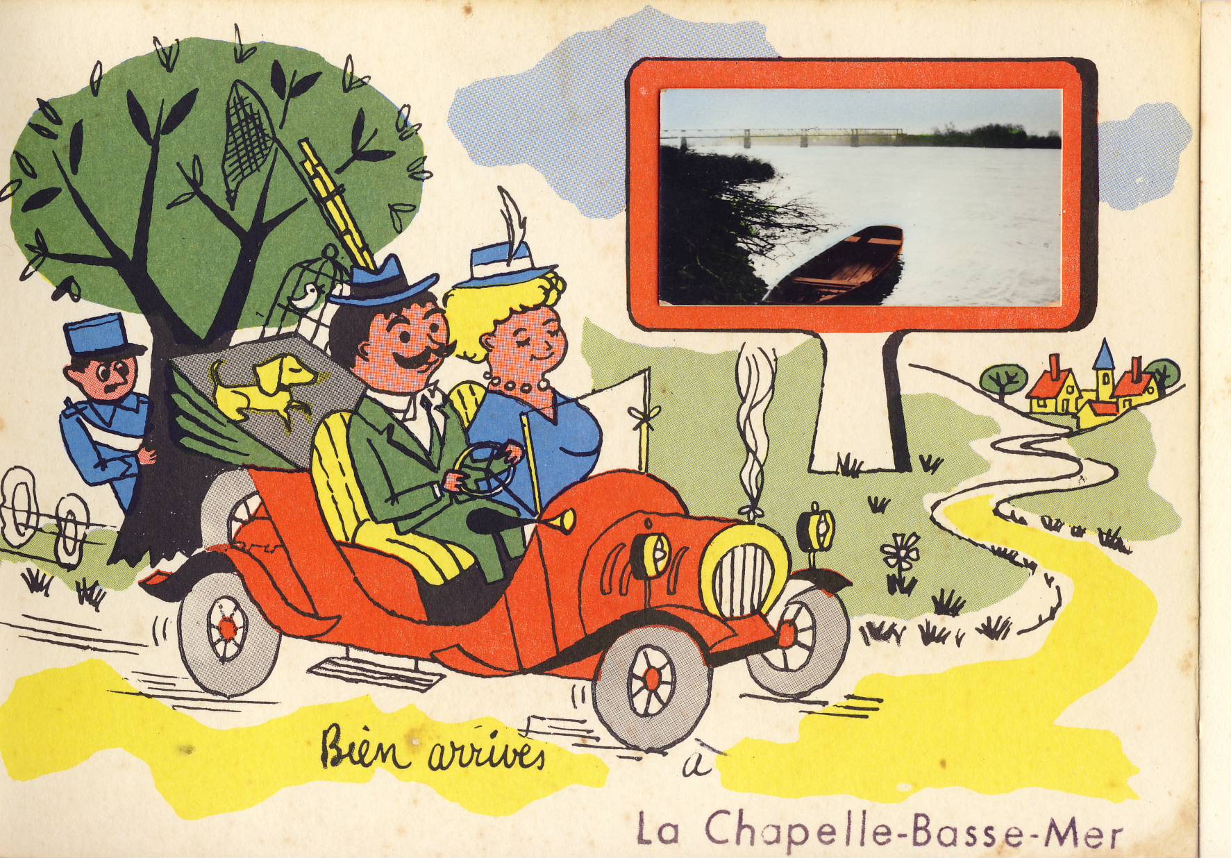 Carte fantaisie... de la Chapelle Basse-Mer