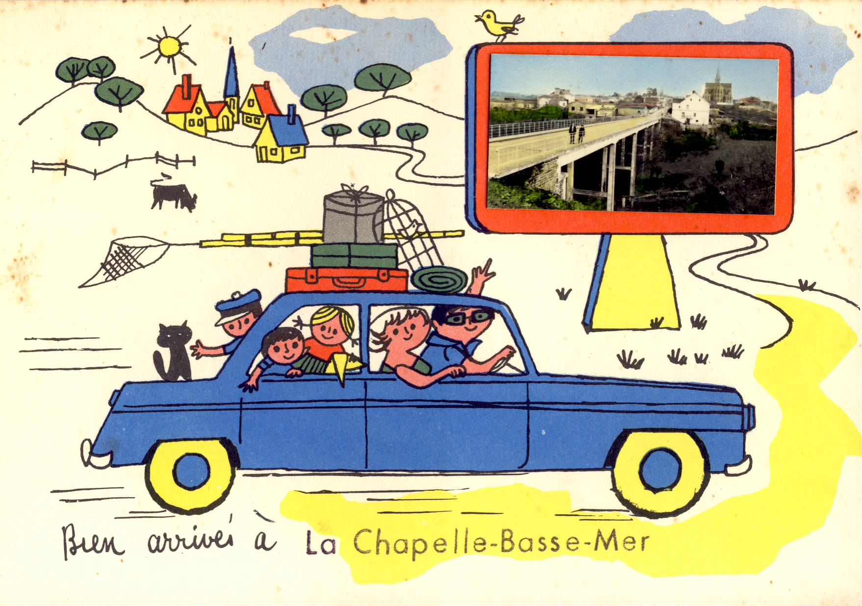 Carte fantaisie... de la Chapelle Basse-Mer