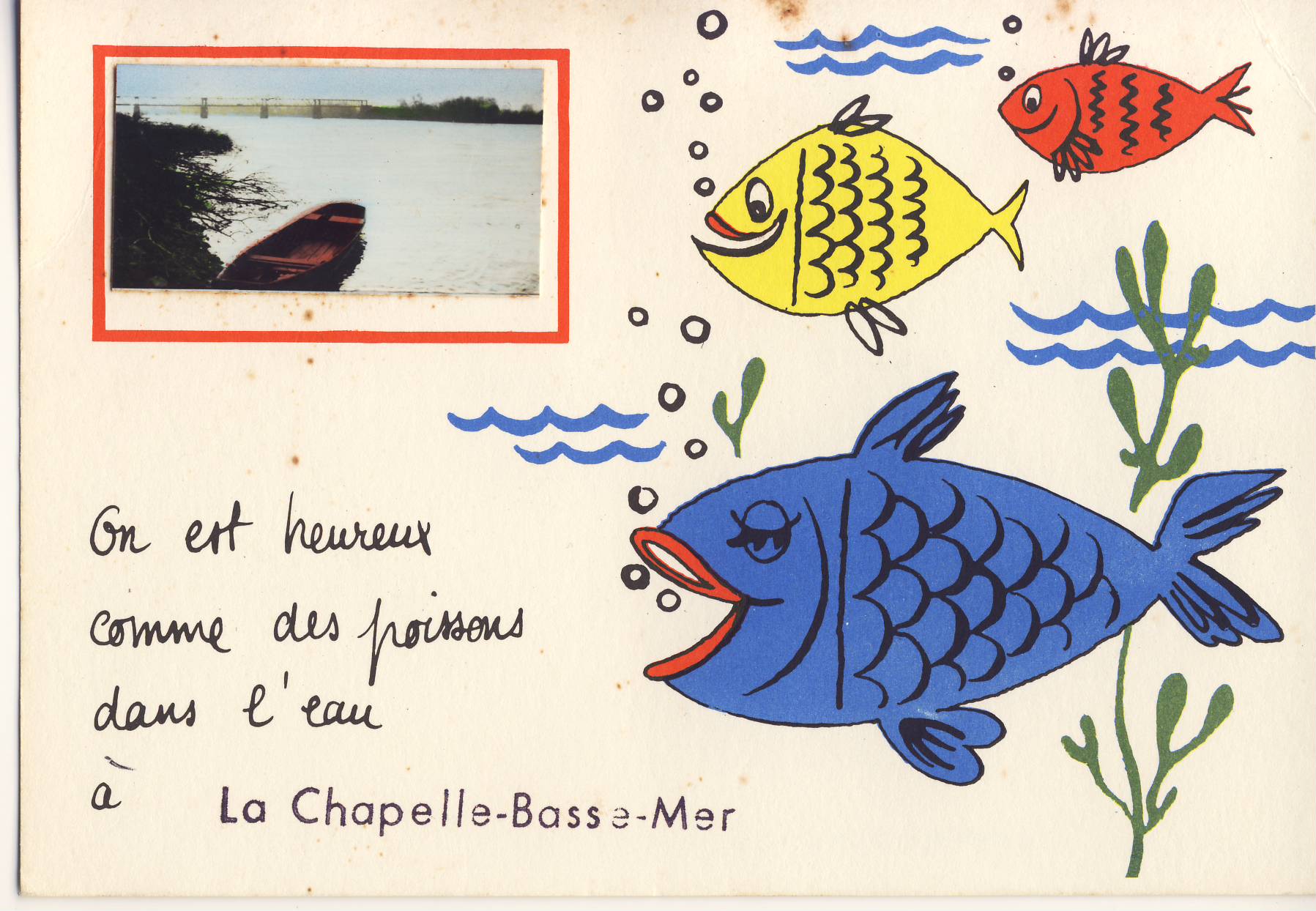 Carte fantaisie... de la Chapelle Basse-Mer