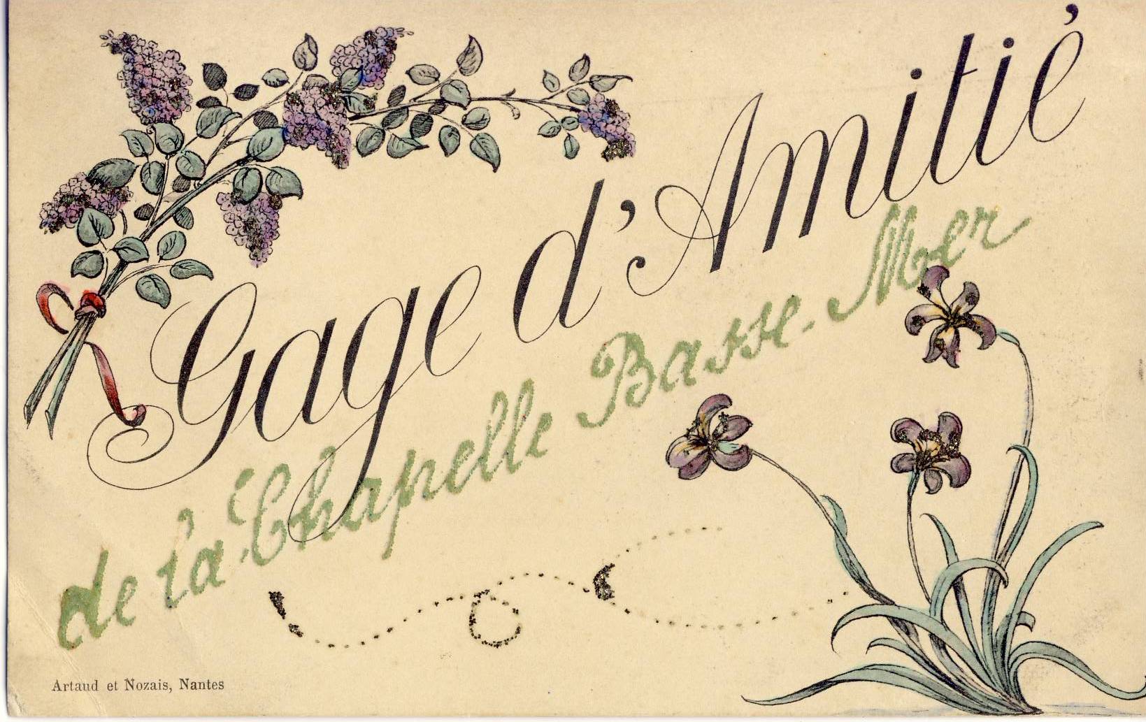 Carte fantaisie... de la Chapelle Basse-Mer