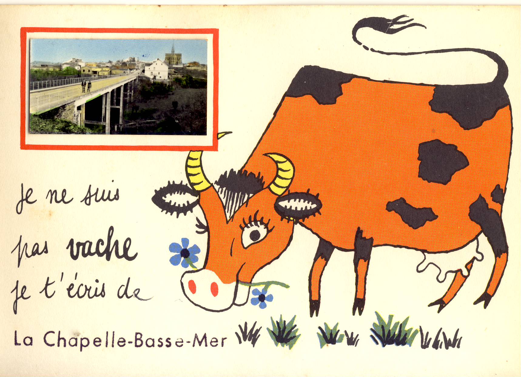Carte fantaisie... de la Chapelle Basse-Mer