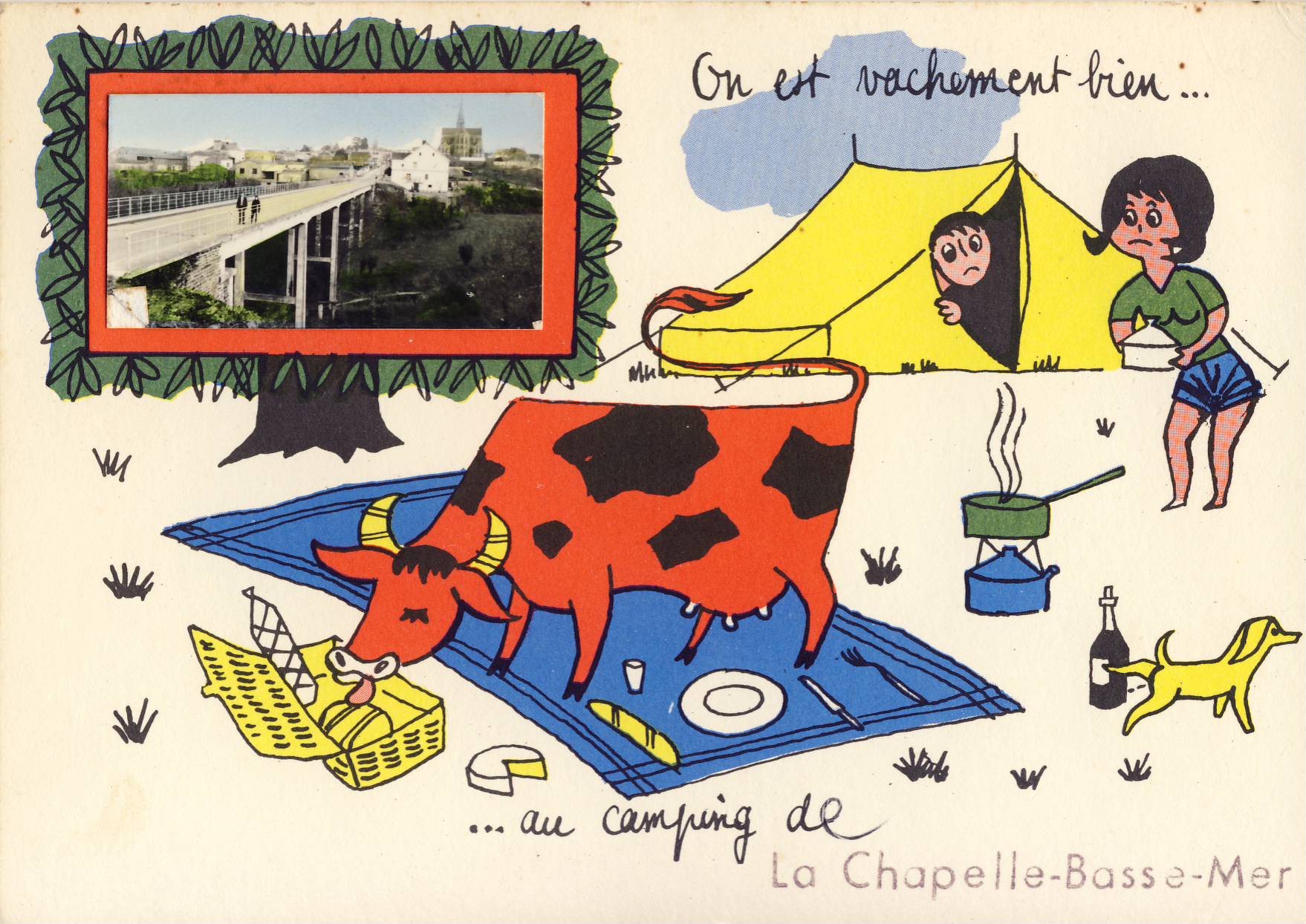 Carte fantaisie... de la Chapelle Basse-Mer