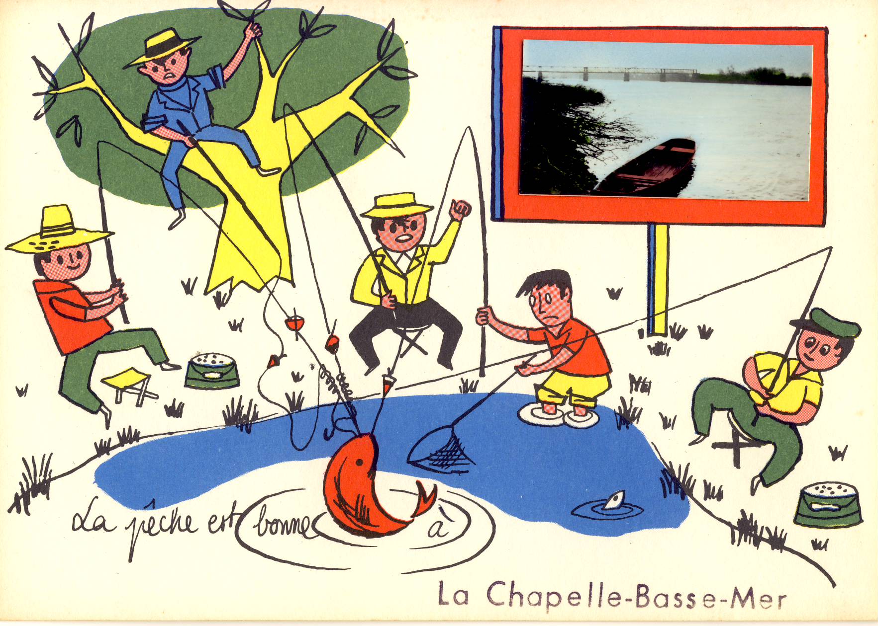 Carte fantaisie... de la Chapelle Basse-Mer