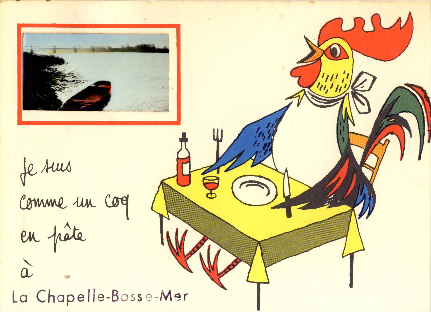 Carte fantaisie... de la Chapelle Basse-Mer