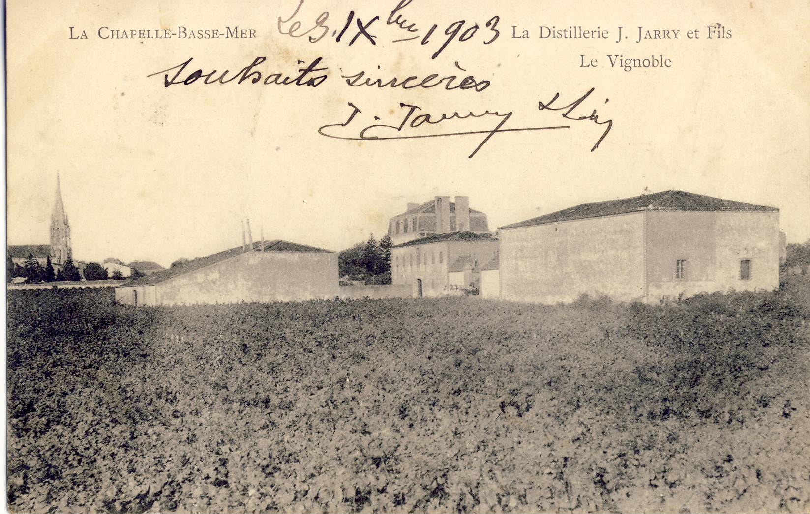 La Chapelle Basse-Mer La distillerie J. Jarry et fils